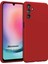 Matte Silicone Samsung Galaxy A25 Kılıf Kırmızı 1