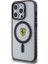 iPhone 15 Pro Max Kılıf Ferrari Orjinal Lisanslı Magsafe Şarj Özellik Tırtıklı Kenar Tasarım Şeffaf 2