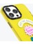 iPhone 15 Pro Kılıf Yazı Desenli Youngkit Mindfullness Serisi Kapak Sarı 3