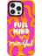 iPhone 15 Pro Kılıf Yazı Desenli Youngkit Mindfullness Serisi Kapak Mor 1