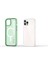 iPhone 15 Pro Max Kılıf Magsafe Şarj Özellikli Transparan Renk Geçişli Wiwu Turkey C Serisi Yeşil 2