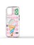 iPhone 15 Pro Max Kılıf Çift Katman Desenli Wiwu Summer Serisi Kapak Pembe 2