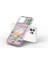 iPhone 15 Pro Max Kılıf Çift Katman Desenli Wiwu Summer Serisi Kapak Pembe 3