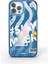 iPhone 15 Pro Max Kılıf Çift Katman Desenli Wiwu Summer Serisi Kapak Mavi 1