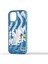 iPhone 15 Pro Max Kılıf Çift Katman Desenli Wiwu Summer Serisi Kapak Mavi 2