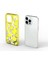 iPhone 15 Pro Max Kılıf Magsafe Şarj Özellikli Boya Desenli Wiwu Fluorescent G Serisi Kapak Sarı 3