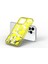 iPhone 15 Pro Max Kılıf Magsafe Şarj Özellikli Boya Desenli Wiwu Fluorescent G Serisi Kapak Sarı 4