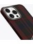 iPhone 15 Pro Max Kılıf Ekose Desenli Youngkit Gezhi Serisi Kapak Kırmızı 4