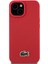 iPhone 15 Kılıf Lacoste Orjinal Lisanslı Pu Pike Desenli Ikonik Timsah Dokuma Logolu Kapak 3