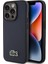 iPhone 15 Pro Kılıf Lacoste Orjinal Lisanslı Pu Pike Desenli Ikonik Timsah Dokuma Logolu Kapak 1