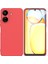 Xiaomi Redmi 13C Kılıf Kamera Korumalı Yumuşak Renkli Silikon + 9h Ekran Koruyucu Cam 2'li Set 1