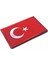 Türk Bayrağı Patch Kırmızı Nakış 1
