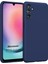 Matte Silicone Samsung Galaxy A25 Kılıf Lacivert 1
