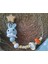 Isme Özel Ahşap Bebek Emzik Zinciri Amigurumi Tavşan Mavi Yenidoğan Isimli Emzik Askısı 2