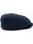 Erkek İngiliz Stili Yün Şapka Lacivert Kasket 1