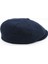 Erkek İngiliz Stili Yün Şapka Lacivert Kasket 2