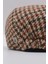 Desenli Camel Erkek Kasket Driver Şapka Flat Cap 2