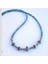 Yzcjeweler Doğaltaş Kolye 925 Ayar Gümüş Aparatlı Apatit Taşı Kolye(2mm.taş Büyüklüğü) 1