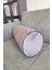 Silindir Yuvarlak Dekoratif Kırlent Biyeli Vizon 60X20 2