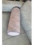 Silindir Yuvarlak Dekoratif Kırlent Biyeli Vizon 60X20 3