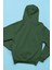 Unisex Basic Yeşiloversize 3 Iplik Kışlık Pamuklu Sweatshirt 2