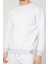Açık Gri Bisiklet Yaka Sweatshirt 3 Iplik Şardonlu (%100 Pamuk) 1
