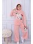 Minnie Mouse Baskılı Mevsimlik Kapüşonlu Kız Çocuk Takım 2