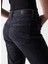 Yüksek Bel Dar Paça Mom Fit Siyah Kadın Denim Pantolon 21004613 4