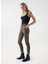 Yüksek Bel Slim Paça Cropped Fit Koyu Yeşil Kadın Denim Pantolon 21007052 3