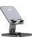 Metal Telefon ve Tablet Standı Go Des GD-HD776 Taşınabilir Katlanabilir 360 Dönebilen Siyah 1