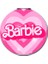 Barbie Baskılı Ayna Yuvarlak Kişiye Özel Isim Baskılı Cep Aynası 7 Cm (Kapaklı Ve Büyüteçli) 1