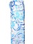 AZUL PAREO Çiçekli Dalga Desen 140X140 CM Şifon Pareo & Eşarp - Mavi 3