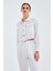 SANDAL TROUSER Bol Kesim Yazlık Muslin Kadın Kısa Pantolon Beyaz 2