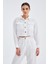 SANDAL TROUSER Bol Kesim Yazlık Muslin Kadın Kısa Pantolon Beyaz 3