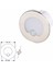 CT-5174 1.5 Watt Yuvarlak Saten Kasa Sensörlü Koridor Armatürü Günışığı 1