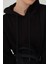 Kapüşonlu Sweatshirt Siyah 5