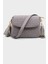 Kadın Gri Baskı Desenli Kolon Askılı 3 Bölmeli Omuz Çantası 23X16CM MDS2184 3