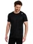 Erkek Spor Reflektör Baskılı Polyester Tişört 5