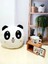 Ikili Peluş Panda Yastık ve Ahşap Kutulu Panda Temalı Seramik Kupa Bardak Hediye Seti 1