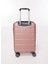 Açık Pembe 33X54X22 cm Kabin Boy Çekçekli Sert Valiz Ox One Lıne 3