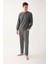 Uzun Kol Erkek Pijama Takım 2801 2