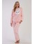 Kadın Welwelsoft Uzun Kol Pijama Takım 1