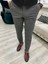Erkek Kombinli Takım Elbise Kırlangıç Yaka Italyan Kesim Slim Fit Ceket Yelek Pantolon-Lacivert 5