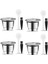 4x Espresso Doldurulabilir Kapsüller Yeniden Kullanılabilir Nespresso Pod Espresso Kahve Pod Paslanmaz Çelik Kapsüller Uyumlu (Yurt Dışından) 1