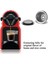 4x Espresso Doldurulabilir Kapsüller Yeniden Kullanılabilir Nespresso Pod Espresso Kahve Pod Paslanmaz Çelik Kapsüller Uyumlu (Yurt Dışından) 4