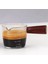 2x Cam Ölçüm Kabı Espresso Shot Bardağı 75ML Üçlü Sürahi Barista Tek Ağızlı Ahşap Saplı (Yurt Dışından) 1