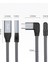 100W Pd 5A Kavisli Usb3.1 Tip-C Uzatma Kablosu 4K @60Hz 10GBPS Macbook Hp Dizüstü Bilgisayar Için Usb-C Gen 2 Uzatma Kablosu 20CM (Yurt Dışından) 5