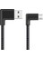 90 Derece Açı Konektörü Naylon Örgülü Akıllı Telefon Şarj Kablosu Android Için Mikro USB Hızlı Şarj Güç Kabloları Esnek ve Dayanıklı Evrensel Adaptör 0.2m (Yurt Dışından) 1