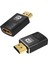 2pack 8k HDMI Uyumlu Bağlayıcı Erkek Kadın, Hdtv Tv Çubuk Pc Dizüstü Bilgisayar Için HDMI Uyumlu Adaptör Konnektörü (Yurt Dışından) 1