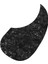 1 Adet Akustik Gitar Pickguard Kendinden Yapışkanlı Seçim Koruma Plakası Virgül Şekli Klasik Akustik Gitar Parçası, Siyah Inci (Yurt Dışından) 2